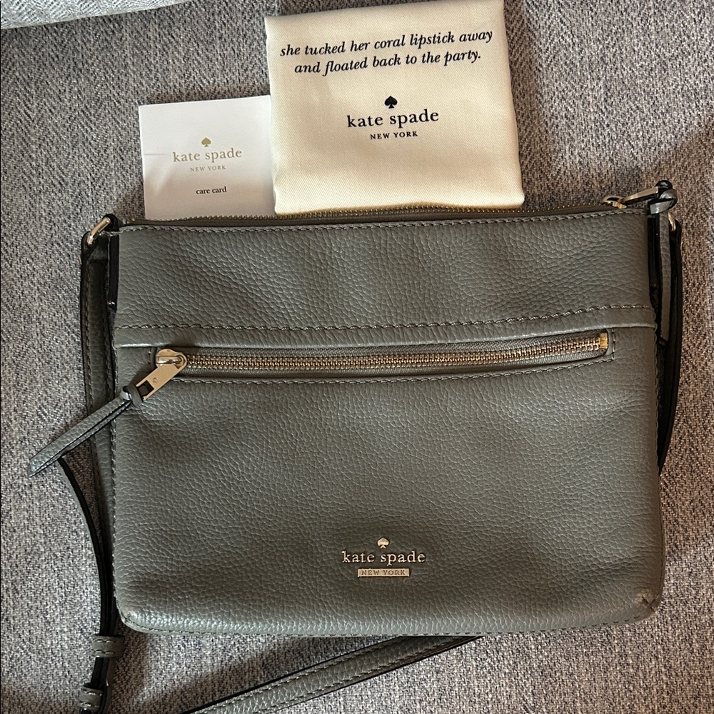 Kate Spade Charcoal Crossbody Bag